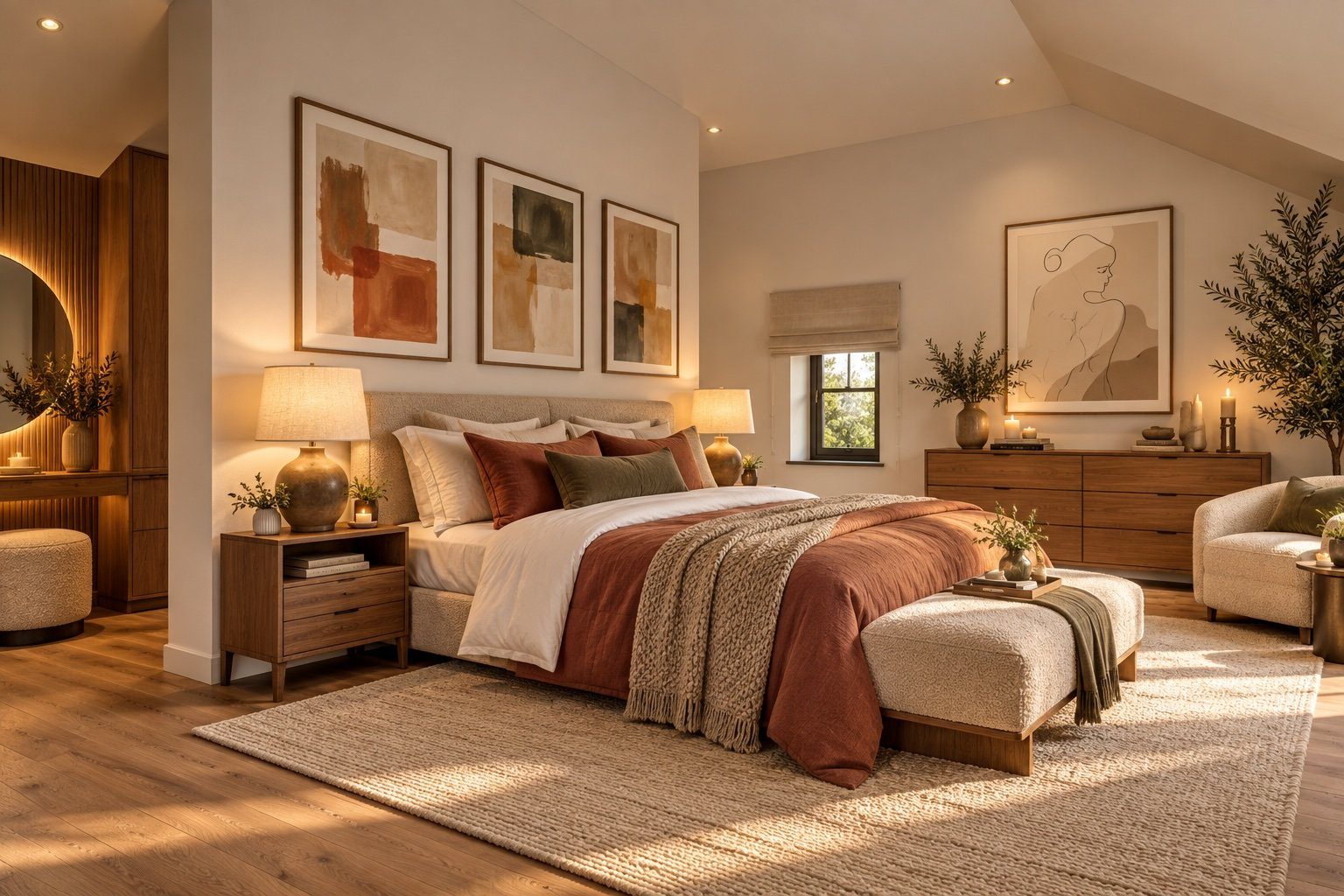 Lacuna Gardens bedroom