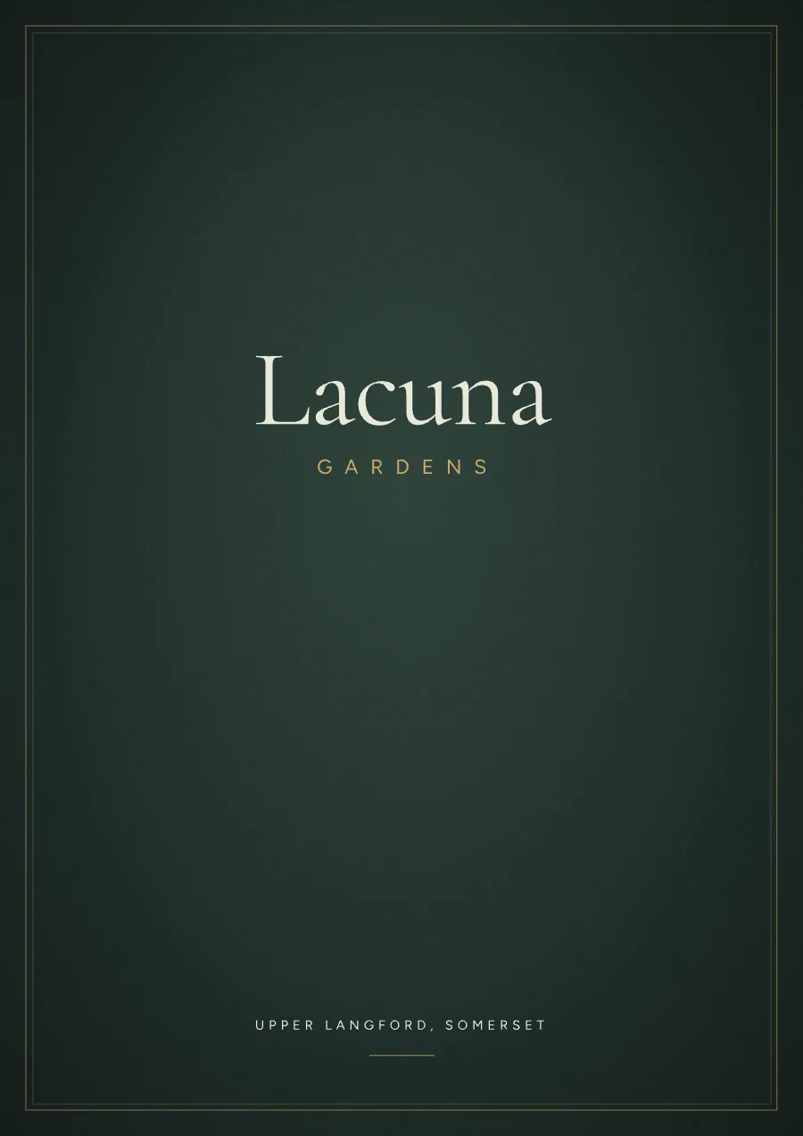 Lacuna Gardens brochure front cover