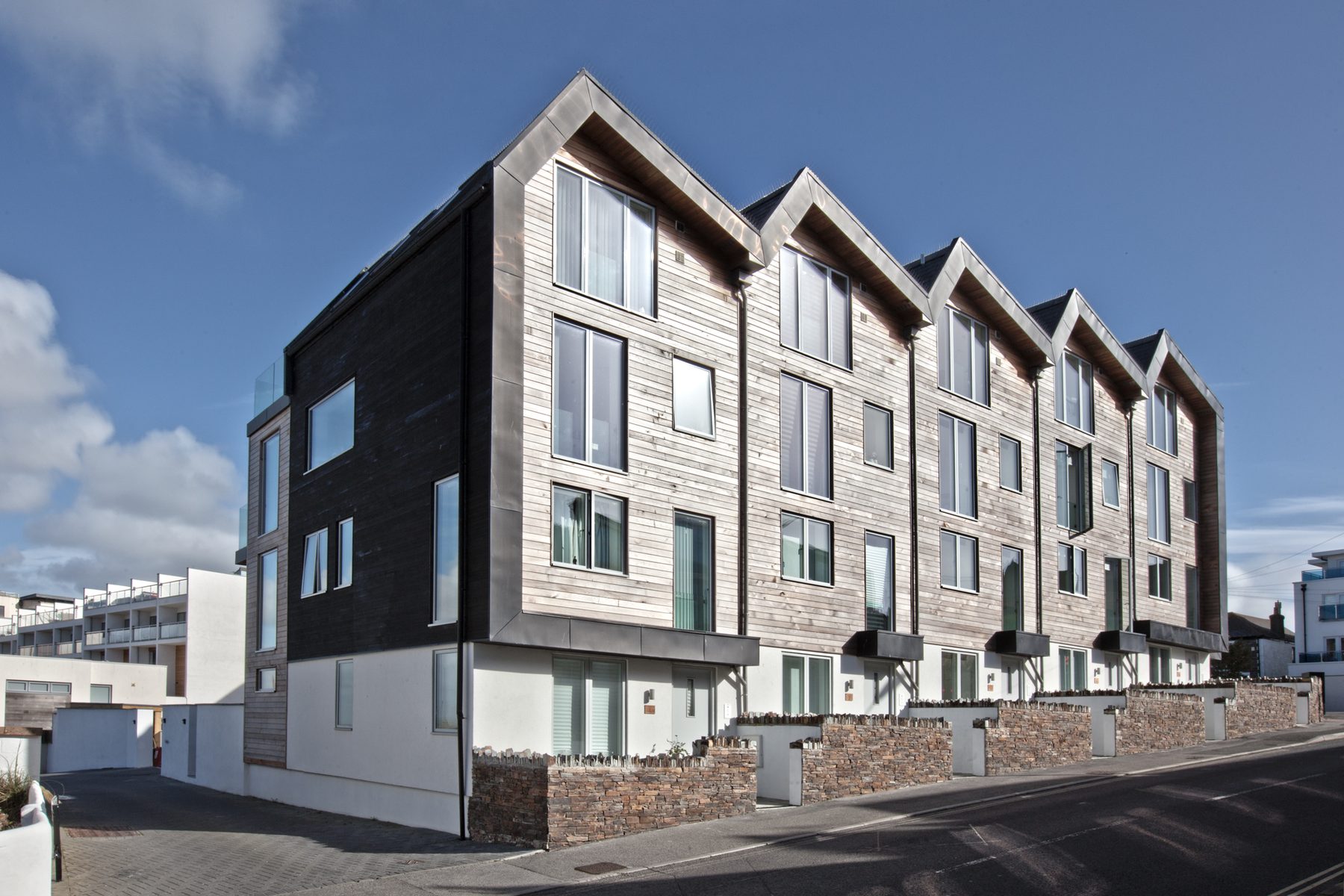 Towan Heights — timber-clad townhouses
