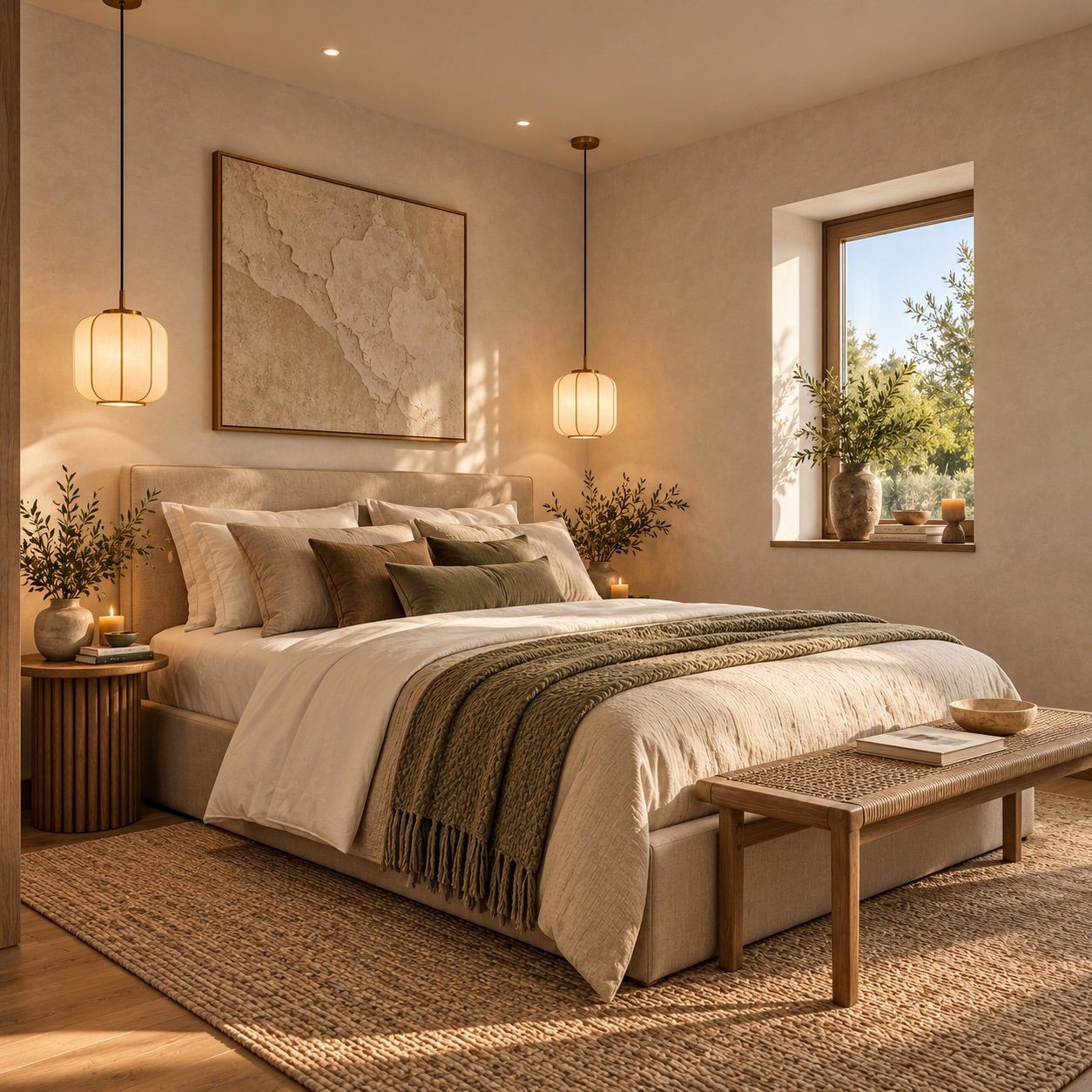 A second bedroom at Salo Bay