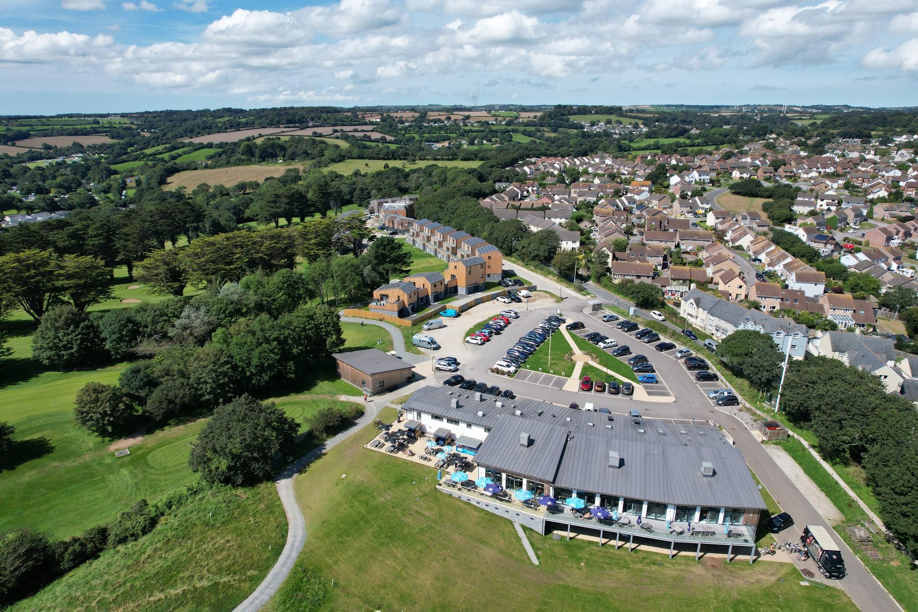 Above the Bay restaurant and The Green at Falmouth Golf Club